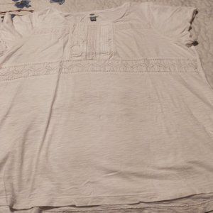 Old Navy White short sleeve blouse